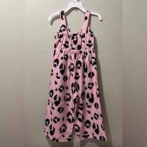 NWT
Toddler Girl Stylish Leopard Print Bow Knot Jumpsuit
